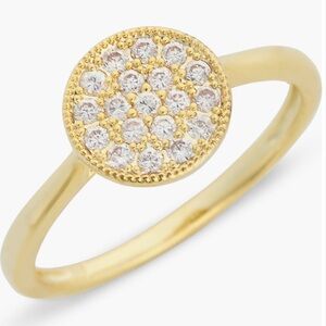 NEW! Nordstrom CZ Pavé Disc Ring